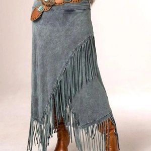 Bully FRINGE Dangling Asymmetric Layered SKIRT/DRESS